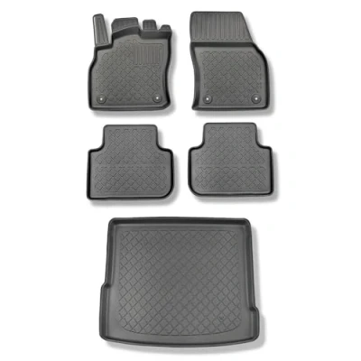 Immagine di Mossa Set: tappetini in TPE + Tappetino per Bagagliaio Adatte Audi Q3 F3 SUV (08.2018 ) ver6, Anche Versione Quattro G