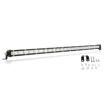 Immagine di Willpower Barra Led Fuoristrada 64cm 120W Fila Unica Fari Trattore 12V 24V Combinata Faretto Fendinebbia Luce Impermeabile Faro da Lavoro Luci per Auto Camion Barca 4X4 SUV ATV UTV