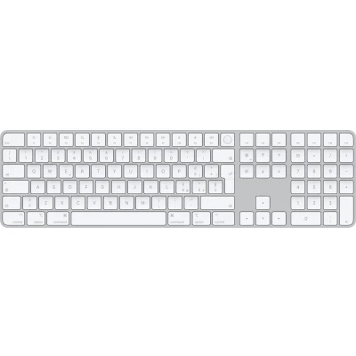 Immagine di Apple Original Magic Keyboard Numeric with Touch ID QWERTY IT White MK2C3T/A