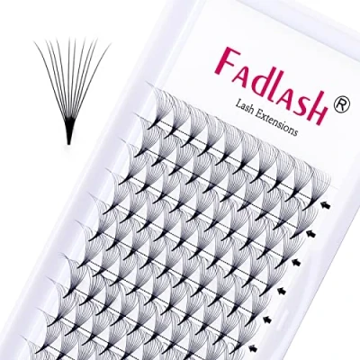 Immagine di Volume Russo 10D 0.07mm D Curl 14mm Lunghezza Ciglia Premade Fan Eyelash Extensions
