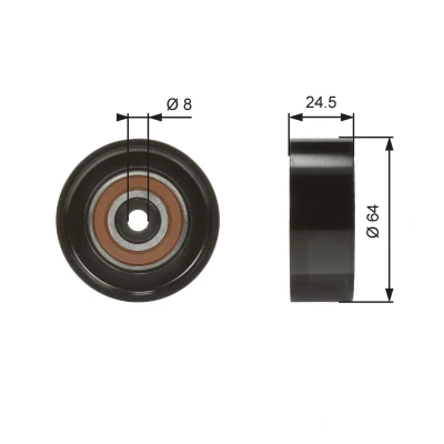 Immagine di GATES FleetRunner Micro V Kit T38097 Galoppino AUDI: A4 B6 Avant, B7 B6/B7 Cabrio