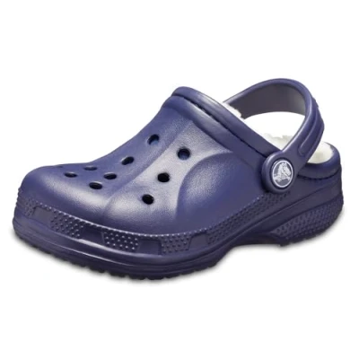 Immagine di Crocs Ralen Lined Clog K, Zoccoli Unisex Bambini e ragazzi, Nautical Navy/Oatmeal, 27/29 EU