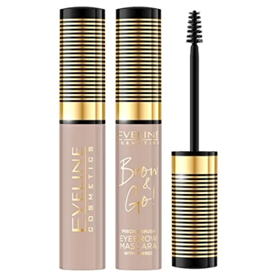 Immagine di Eveline, Mascara, Brow &amp; Go! Maschera per sopracciglia con fibre addensanti 6ml N. 05 Taupe (05 Taupe)