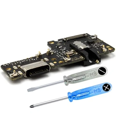 Immagine di MMOBIEL Connettore Dock Compatibile con Xiaomi Redmi Note 10 / 10S 6.43 inch 2021 Presa di Ricarica USB C Audio Jack/Microfono/Antenna Ricambio incl. Cacciaviti