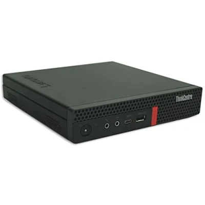 Immagine di Lenovo ThinkCentre M720q Tiny Intel Six Core i5 8400T 256GB SSD HDD 8GB Memoria Windows 11 Pro Desktop Computer Mini PC (ricondizionato)