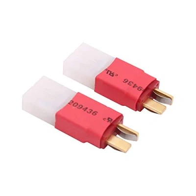 Immagine di OliRC 2pcs Deans Style T Plug Maschio a Big Tamiya Femmina Connettore Adattatore(C129 2)
