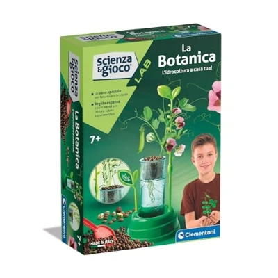 Immagine di Clementoni Gioco Lab Vaso Idrocoltura, Orto Bambini, Piante da Coltivare, Laboratorio Scientifico 6 Anni, Esperimenti Scienza, Botanico, in Italiano, Made Italy, Multicolore, 19377