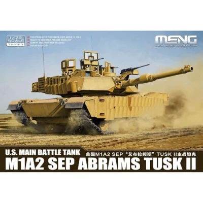Immagine di Meng Model 1:72 US MBT M1a2 SEP Abrams TUSK II