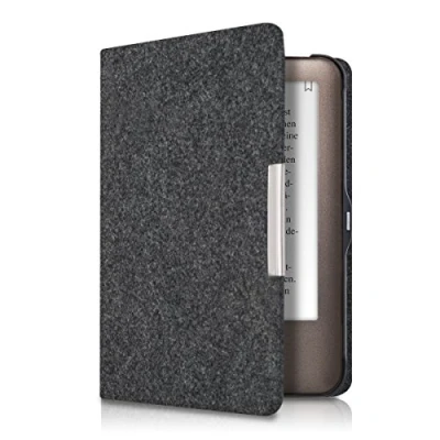 Immagine di kwmobile Custodia Compatibile con Tolino Shine (2013) Cover a Libro per eReader Protezione Flip Case in Feltro