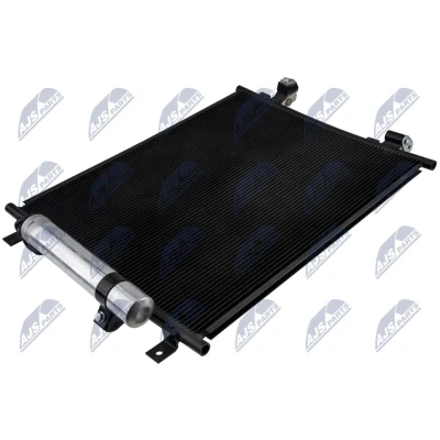 Immagine di NTY CCS NS 031 Condensatore con essiccatore Alluminio 523mm R1234yf, R134a NISSAN: Note II Hatchback (E12) 1.5 dCi, 1.2 DIG S 2012 2016