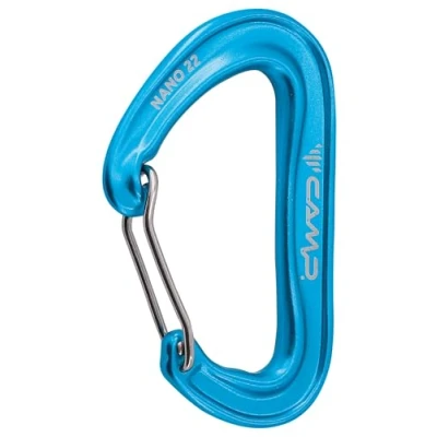 Immagine di C.A.M.P. Nano 22, Moschettone Unisex, Azzurro, Taglia Unica