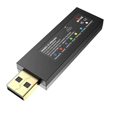 Immagine di MAYFLASH Magic S Ultimate Wireless Bluetooth USB Adapter for PS4, Switch, macOS, Windows, Raspberry Pi, Compatible with Xbox Series X &amp; Controller, One Bluetooth, PS5 Controller and More