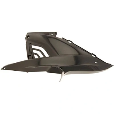 Immagine di one by Camamoto cod. 77366737 plastica carena fiancata fianchetto anteriore sotto sella sinistro nero lucido compatibile con mbk nitro/yamaha aerox 50cc 100cc anno dal 1997 al 2012