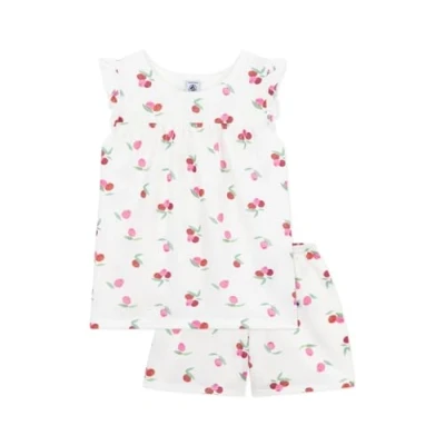 Immagine di Petit Bateau A0cm1 Pyjacourt, Bianco/Multicolore, 3 Anni Bambina