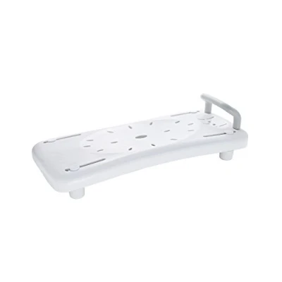Immagine di Ridder A0040101 Sedile di supporto per bagno, con impugnatura, colore: Bianco, polietilene