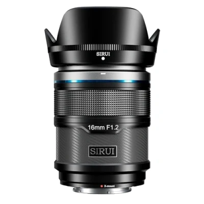 Immagine di SIRUI Sniper obiettivo autofocus da 16 mm, grandangolare F1.2 APS C per X T4, T5, H1, H2/H2S, T3, T30, S10 (attacco X, nero)