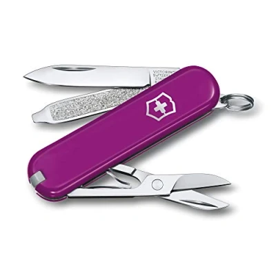 Immagine di Victorinox, Classic SD, Coltellino Svizzero, Originale, Multiuso, Campeggio, 7 Funzioni, Lama, piccola, Lima per unghie