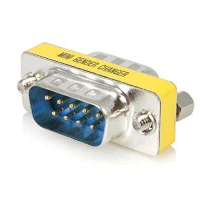 Immagine di StarTech.Com Convertitore di Genere Seriale Slimline DB9, M/M