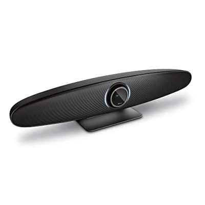 Immagine di Trust IRIS Videocamera 4K per Videoconferenza Professionale, Ultra HD Telecamera con Tecnologie ClearView e ClearSound, 60 FPS, Grandangolo a 120, Video Conference Kit Telecomando Wireless
