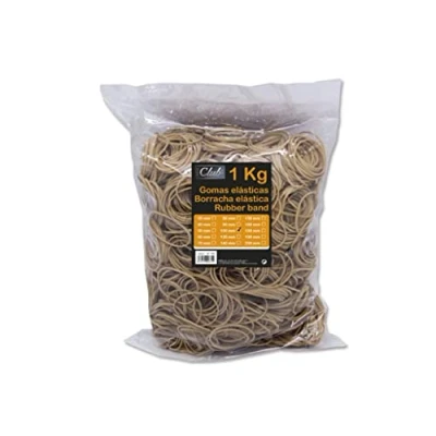 Immagine di Bismark 152118 Gomma elastica 10 cm Sacchetto di 1kg