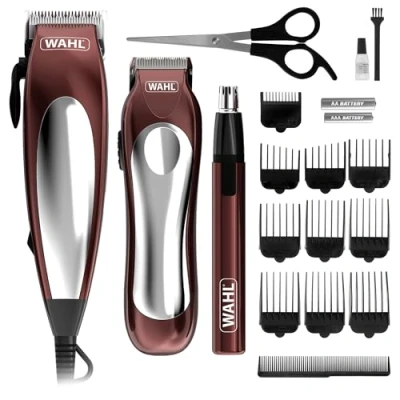 Immagine di Wahl Home Pro Combo 3in1, set regalo tagliacapelli, tagliacapelli per uomo, rasoio a filo, regolabarba regolabarba, personale, la cura maschile