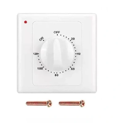 Immagine di Taikuwu AC 220 V Interruttore Timer Pompa ad alte prestazioni Controllo Elettronico Conto alla Rovescia Meccanico Presa Time Switch 86 Pannello (120min)