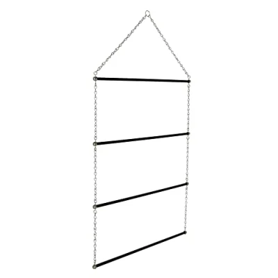 Immagine di Kerbl 3297676 Scaletta da soffitto in robusto metallo verniciato a polvere, per cavalli o sella, 4 livelli