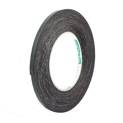 Immagine di sourcingmap 1pz 5mm x 1mm auto adesivo resistente agli shock anti rumore del nastro in gomma espansa 10m di lunghezza Doppio lato