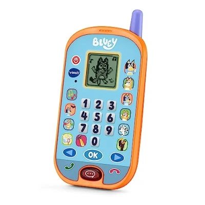 Immagine di VTech Bluey Activity Phone, Smartphone Educativo, Impara i numeri, calcolo, logica e memorizzazione, Giocattolo per bambini +3 anni, Versione ESP (80 554622)