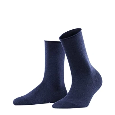 Immagine di FALKE Active Breeze W So lyocell tinta unita 1 paio, Calzini Donna, Blu Navy Melange 6127, 39 42