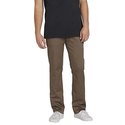 Immagine di Volcom Frickin Pantaloni Chino Elasticizzati, vestibilità Moderna, Fungo 1, 36W x 32L Uomo