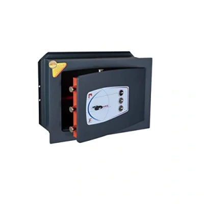 Immagine di Technomax, Cassaforte a muro, Serie Gold Diplo modello GD/5, Apertura con Chiave doppia mappa + Combinatore 3 Volantini, Dimensioni mm. 340 (H) x 460 (L) 200 (P)