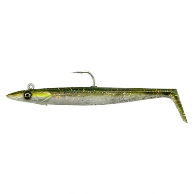 Immagine di Savage Gear Sandeel V2 Green Silver 14cm 33g (2+1) Shads