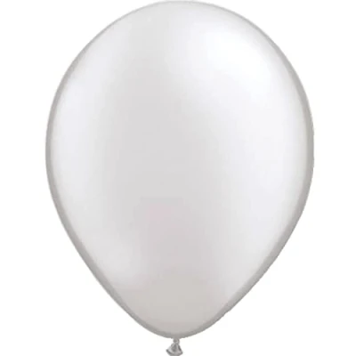 Immagine di Palloncini metallizzati argento 30 cm 100 pezzi