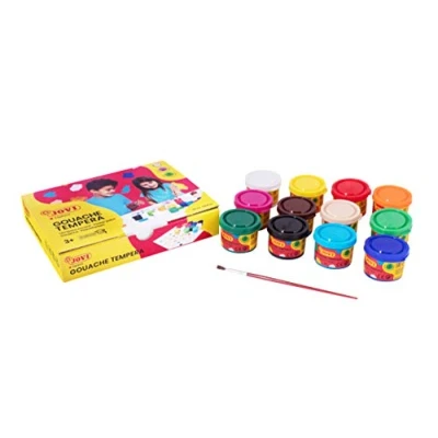 Immagine di Jovi 152818 Tempere scolastico 35ml, colore varie Confezione da 12 lattine