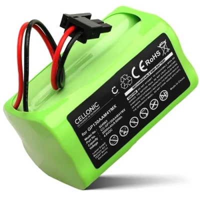 Immagine di subtel® Batteria Sostitutiva per Visonic PowerMaster 10 / Powermax Express Ricambio GP130AAM4YMX 2000mAh Sistema Allarme Telecamera Sicurezza