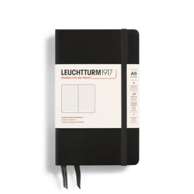 Immagine di LEUCHTTURM1917 333915 Taccuini Pocket (A6), Copertina rigida, 187 pagine numerate, Nero, Puntini