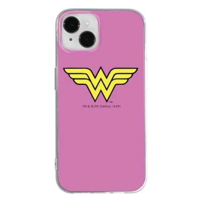 Immagine di Ert Group custodia per cellulare Apple Iphone 14 originale e con licenza ufficiale DC, modello Wonder Woman 005 adattato in modo ottimale alla forma dello smartphone, TPU