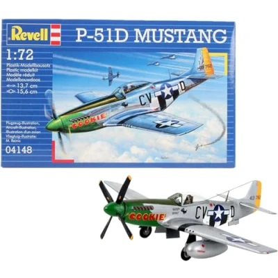 Immagine di Revell 04148 P 51 D Mustang Modellino in plastica Non costruita/Non Verniciata, Scala 1:72, 10 Anni