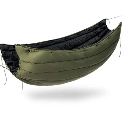 Immagine di Onewind Dupont Sorona Trapunta termica per amaca, leggera, calda, campeggio, escursionismo, zaino in spalla, colore: verde