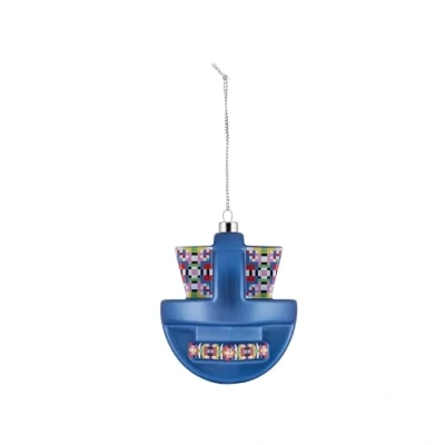 Immagine di Alessi Glow ESA06 5 Decorazione per Albero di Natale Design, in Vetro Soffiato Decorata a Mano
