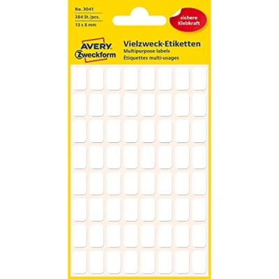 Immagine di AVERY Zweckform etiquettes multi usages, 13 x 8 mm, blanches