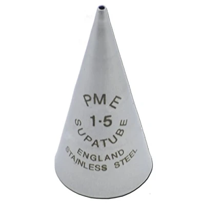 Immagine di PME ST1.5 Bocchetta Decorativa Professionale, Acciaio Inossidabile, Argento, Standard