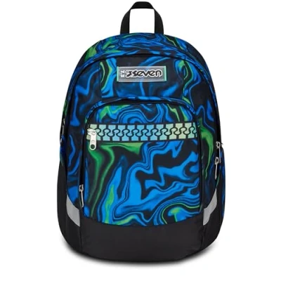 Immagine di Seven Advanced PLUS Uneven Lines Zainetto per bambini, Taglia: One Size, Blu