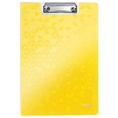 Immagine di Leitz Portablocco con clip in metallo WOW A4 Polyfoam, Giallo