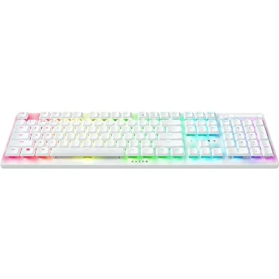 Immagine di Razer Deathstalker V2 Pro (Interruttore Viola) Tastiera da Gioco Ottica Wireless a Basso Profilo (Interruttori Ottici Clicky, HyperSpeed, Bluetooth 5.0, Tasti al Laser) Layout USA Nero