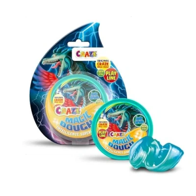 Immagine di CRAZE Magic Dough Pasta modellabile per bambini senza BPA e glutine, 35 g, Colori assortiti, 1 Pezzo