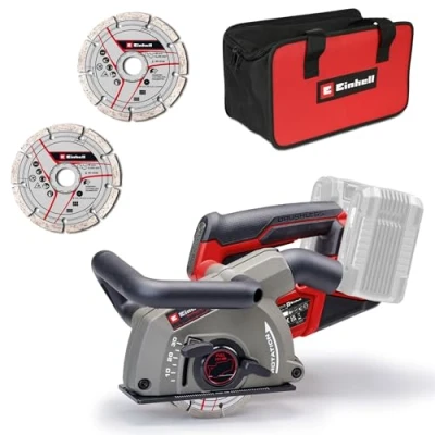 Immagine di Einhell Power X Change TP MA 36/30 Li BL Solo 4350800 Fresatrice a batteria per muratura 125 mm senza batteria, caricatore, incl. custodia, disco