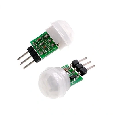 Immagine di Oiyagai 2 Pezzi Modulo Sensore PIR Movimento Mini Piroelettrico AM312, Rilevatore Infrarossi IR Manuale SR301