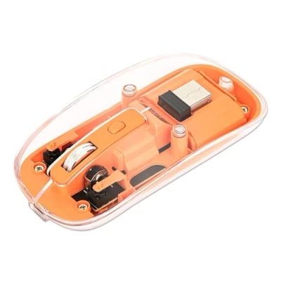 Immagine di Manhattan Mouse USB senza fili ricaricabile trasparente